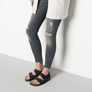 Matte black Birkenstock’s